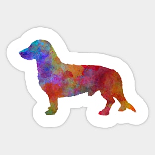 Westphalian Dachsbracke in watercolor Sticker